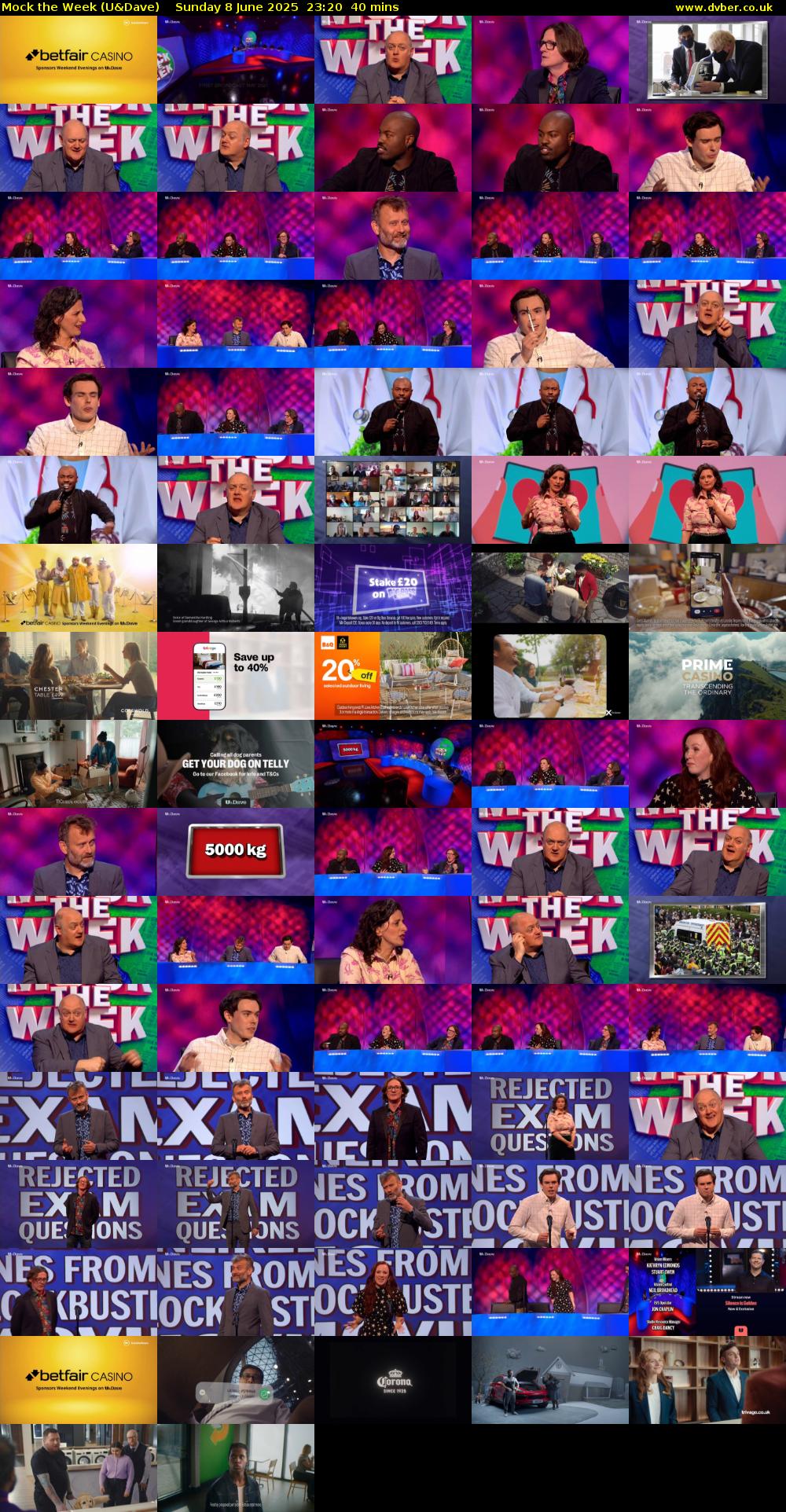 Mock the Week (U&Dave) Sunday 8 June 2025 23:20 - 00:00