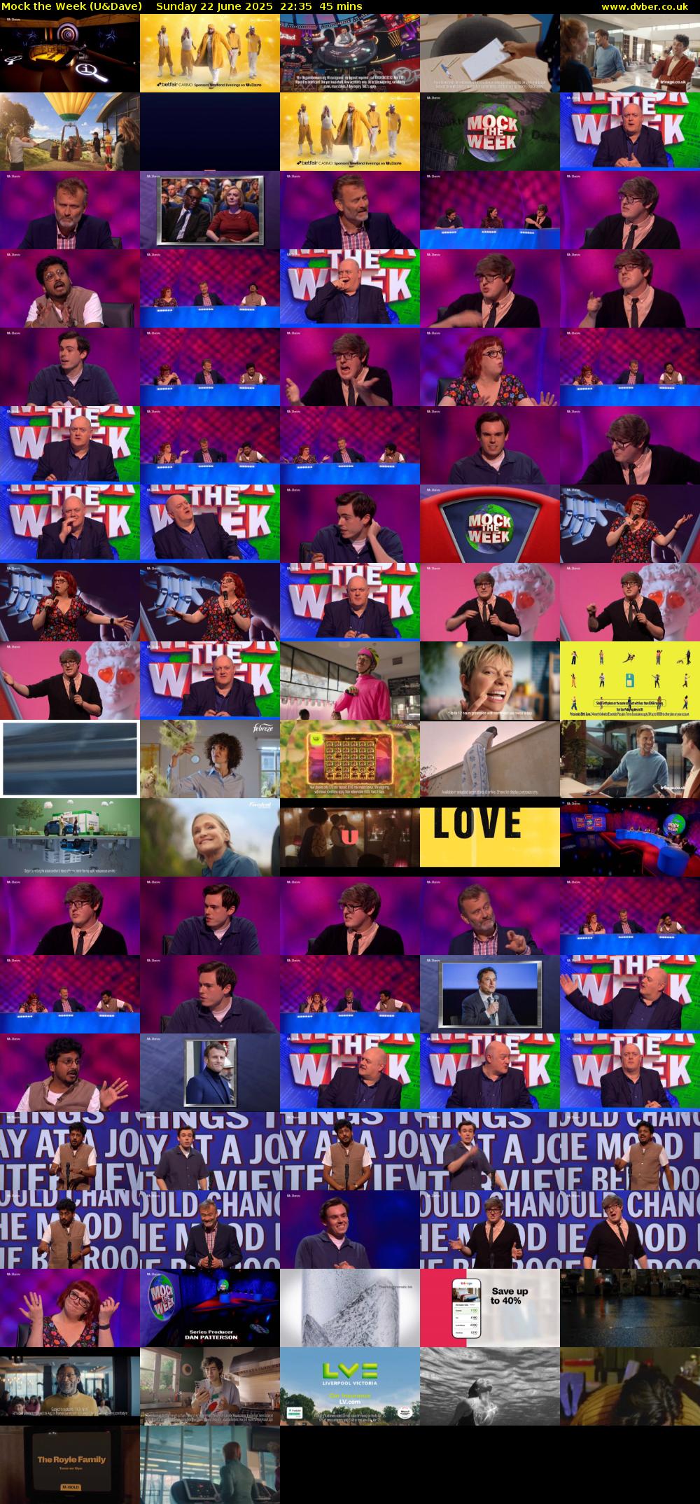 Mock the Week (U&Dave) Sunday 22 June 2025 22:35 - 23:20