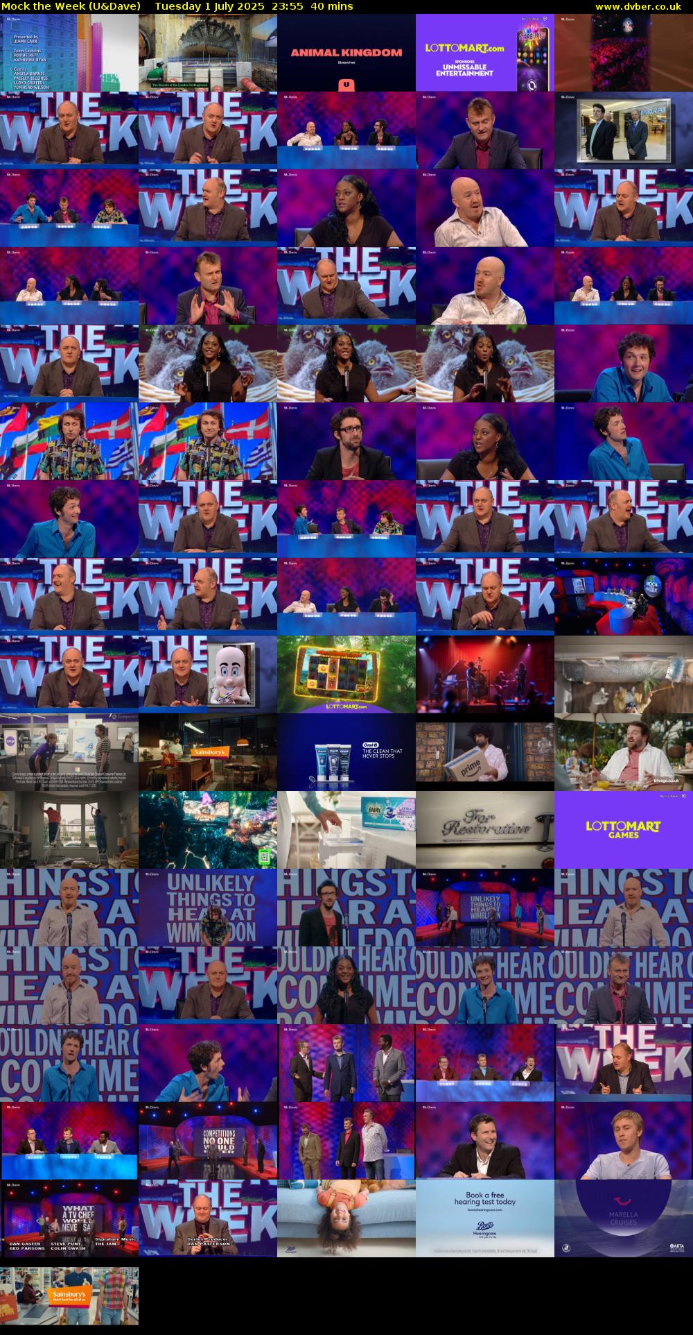 Mock the Week (U&Dave) Tuesday 1 July 2025 23:55 - 00:35