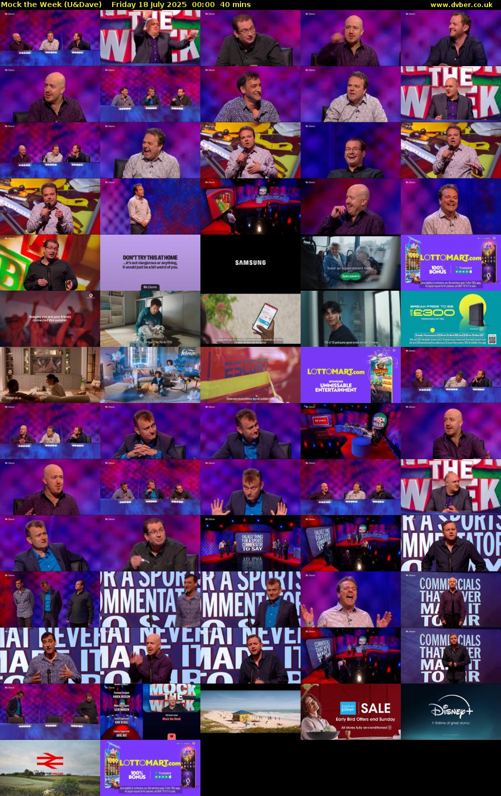Mock the Week (U&Dave) Friday 18 July 2025 00:00 - 00:40