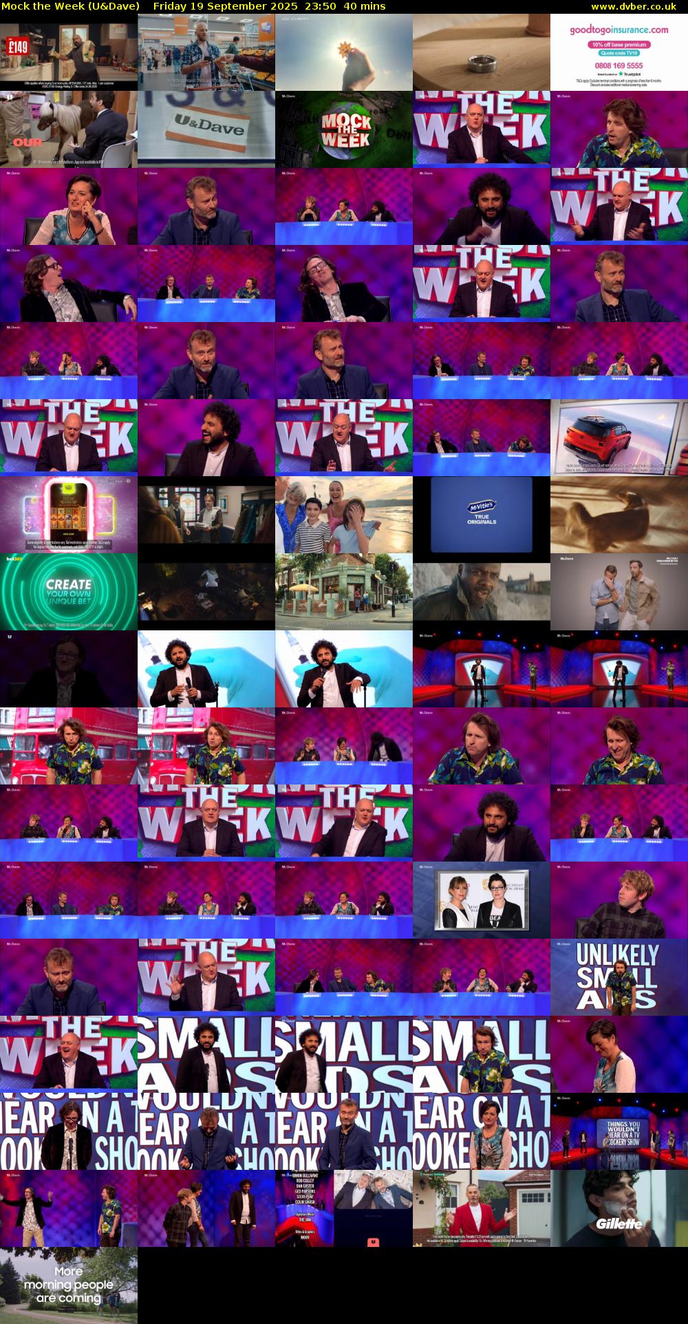 Mock the Week (U&Dave) Friday 19 September 2025 23:50 - 00:30