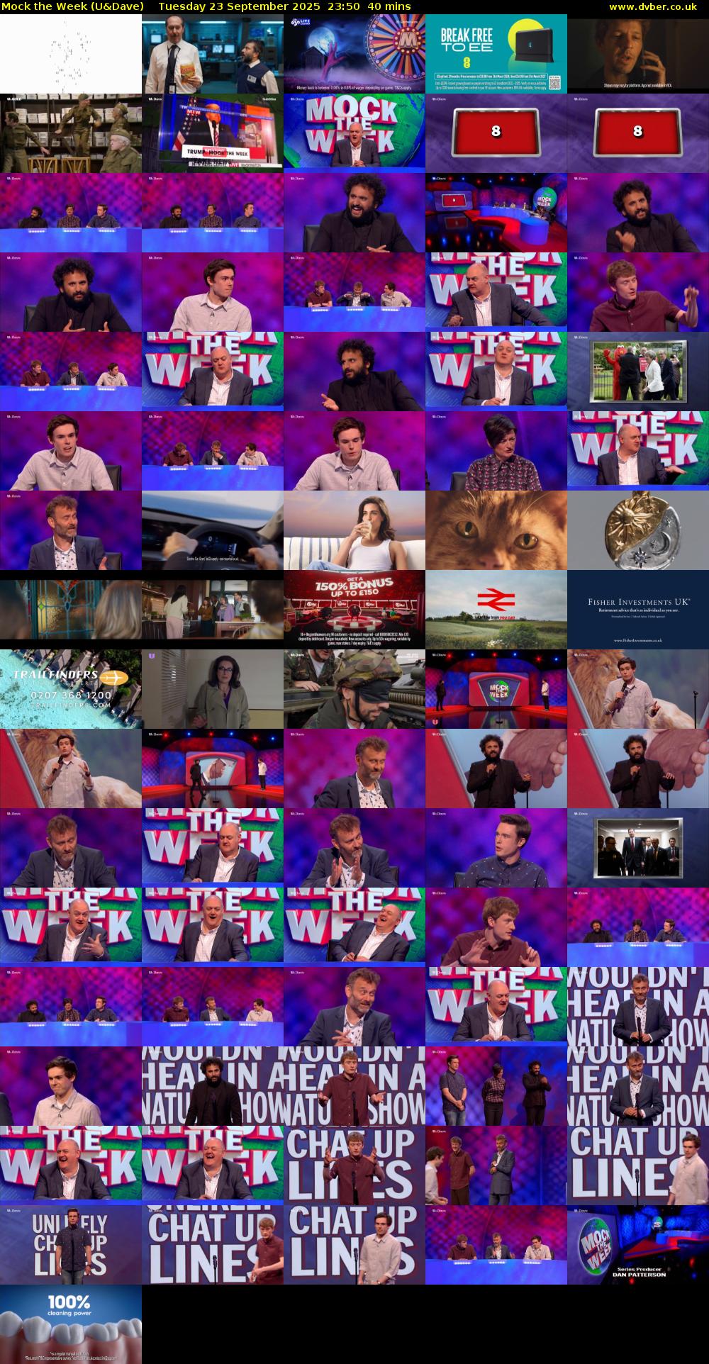 Mock the Week (U&Dave) Tuesday 23 September 2025 23:50 - 00:30