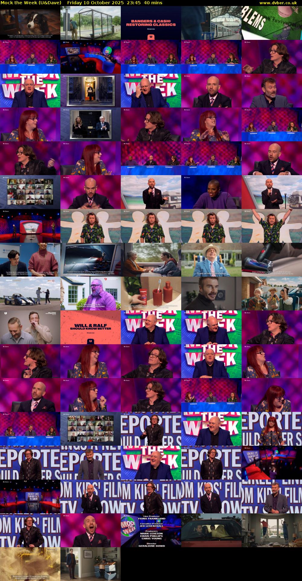 Mock the Week (U&Dave) Friday 10 October 2025 23:45 - 00:25