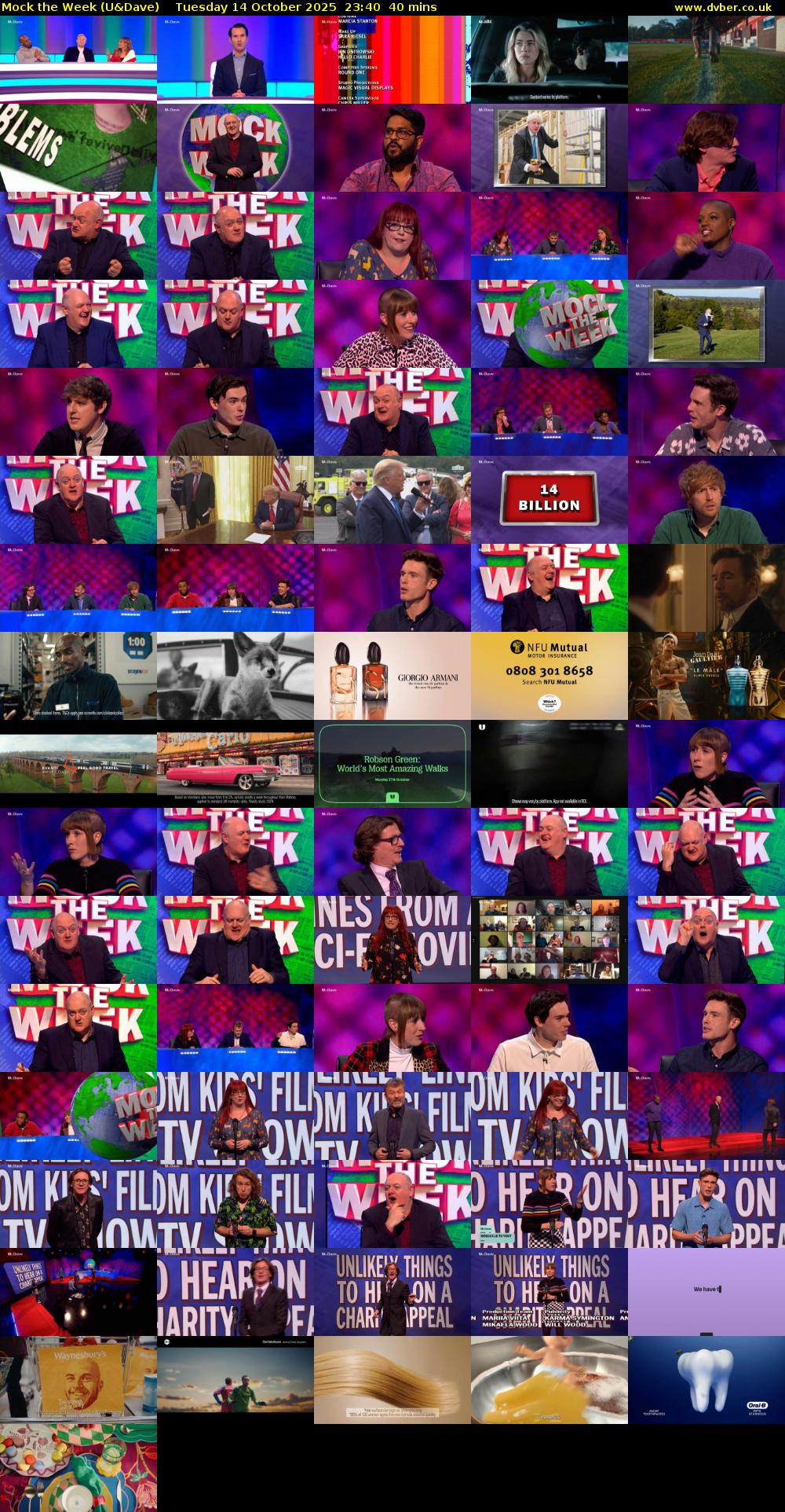 Mock the Week (U&Dave) Tuesday 14 October 2025 23:40 - 00:20