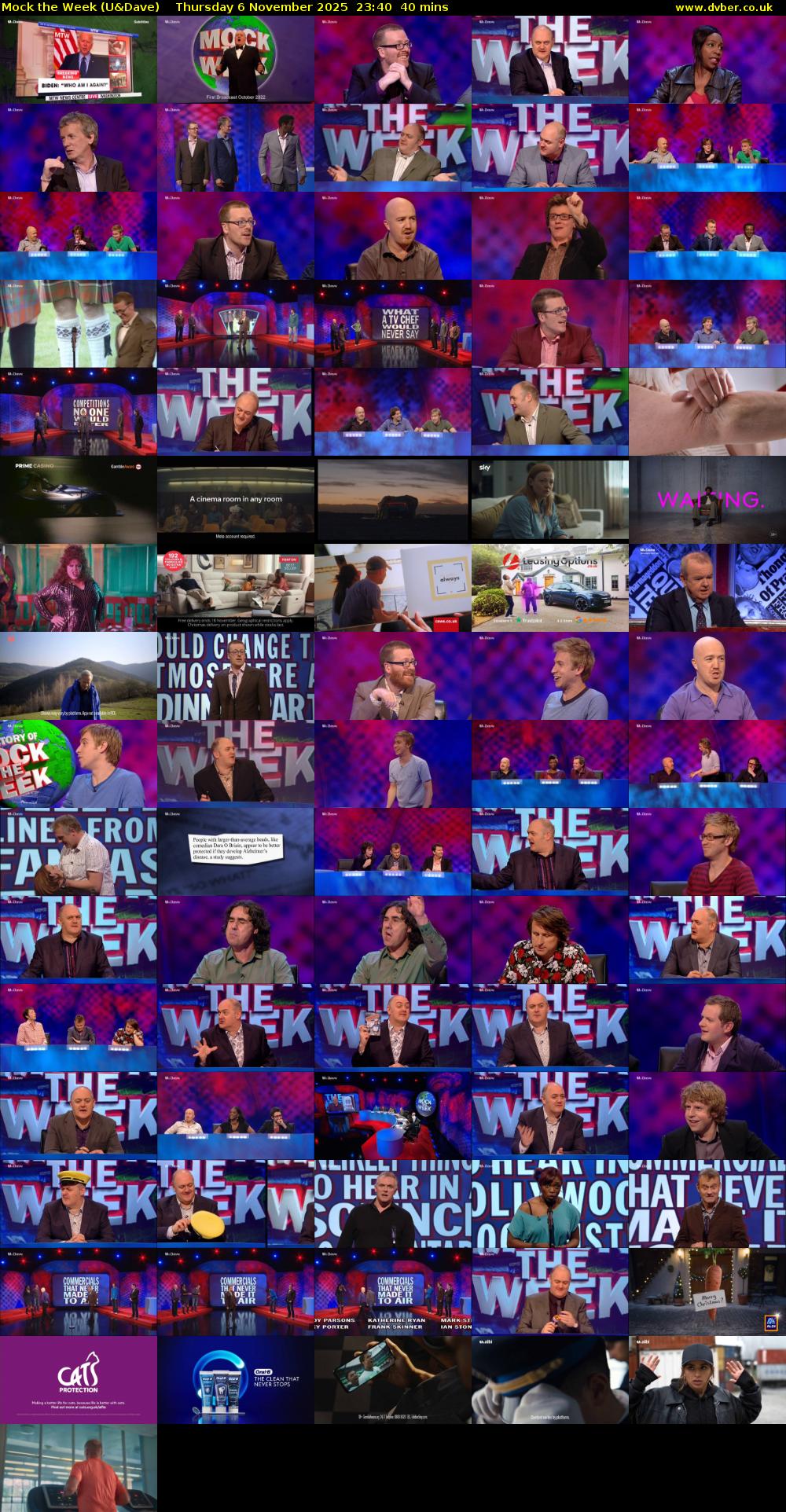 Mock the Week (U&Dave) Thursday 6 November 2025 23:40 - 00:20