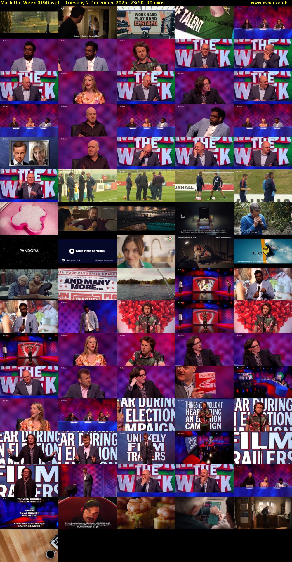 Mock the Week (U&Dave) Tuesday 2 December 2025 23:50 - 00:30