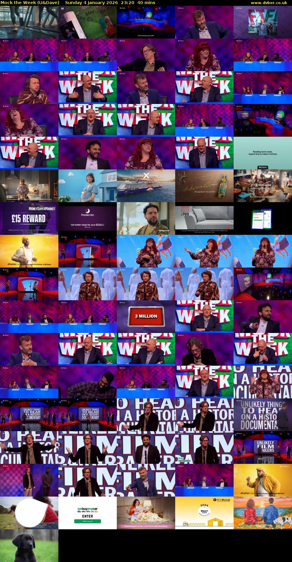 Mock the Week (U&Dave) Sunday 4 January 2026 23:20 - 00:00