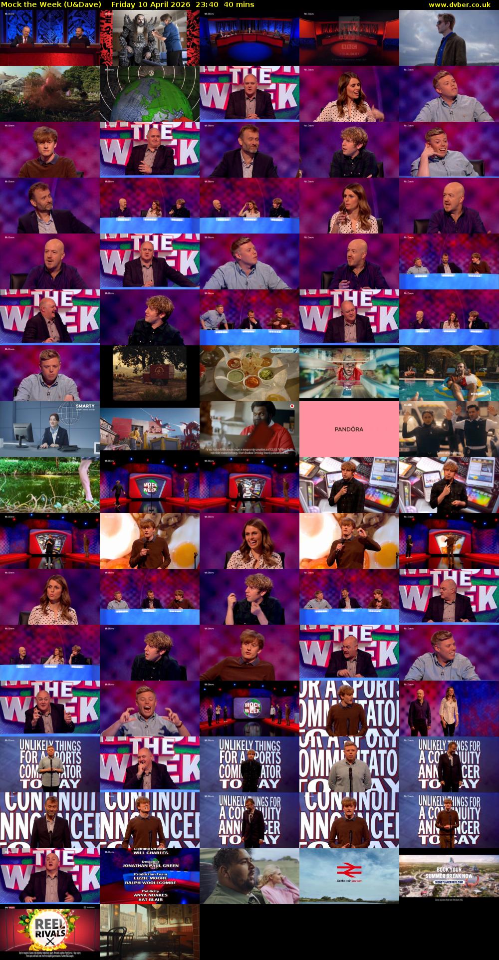 Mock the Week (U&Dave) Friday 10 April 2026 23:40 - 00:20