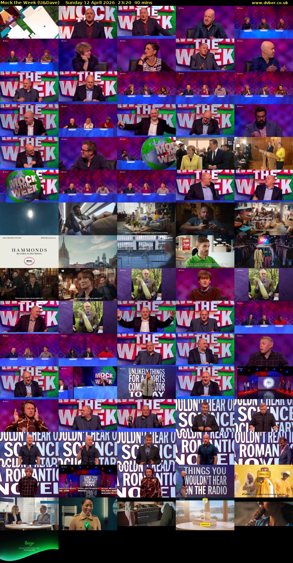 Mock the Week (U&Dave) Sunday 12 April 2026 23:20 - 00:00