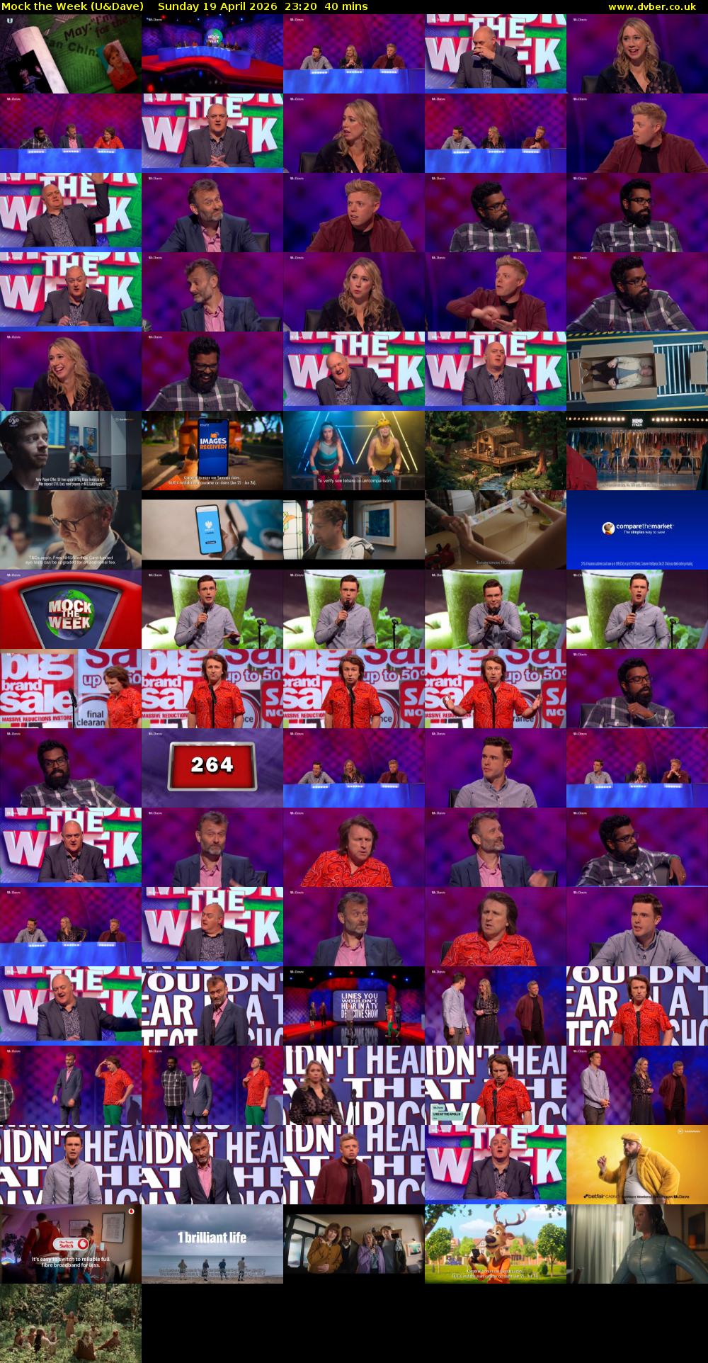 Mock the Week (U&Dave) Sunday 19 April 2026 23:20 - 00:00