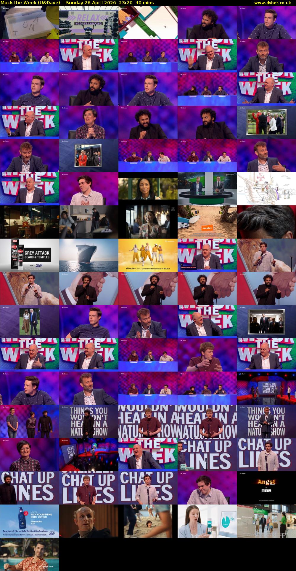 Mock the Week (U&Dave) Sunday 26 April 2026 23:20 - 00:00