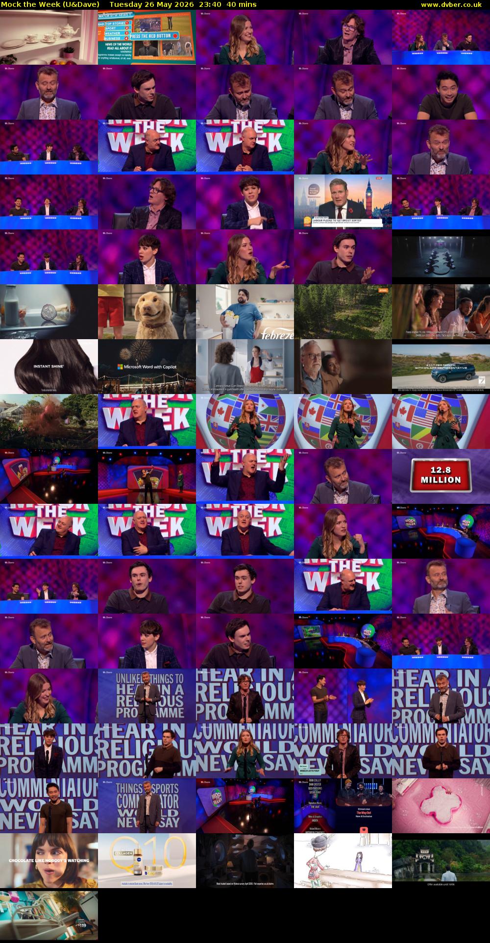 Mock the Week (U&Dave) Tuesday 26 May 2026 23:40 - 00:20