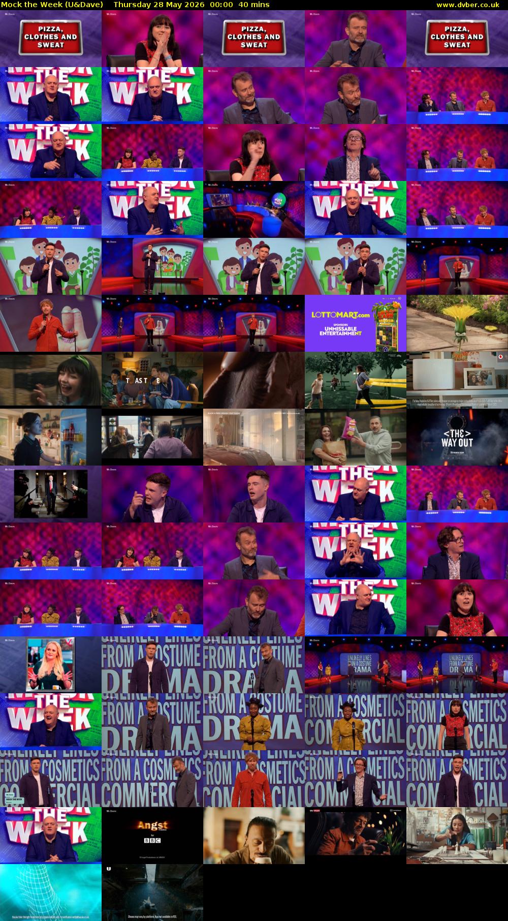 Mock the Week (U&Dave) Thursday 28 May 2026 00:00 - 00:40