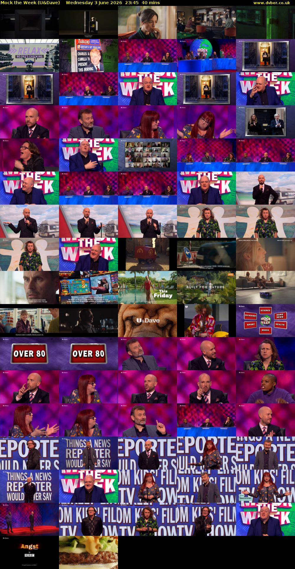 Mock the Week (U&Dave) Wednesday 3 June 2026 23:45 - 00:25