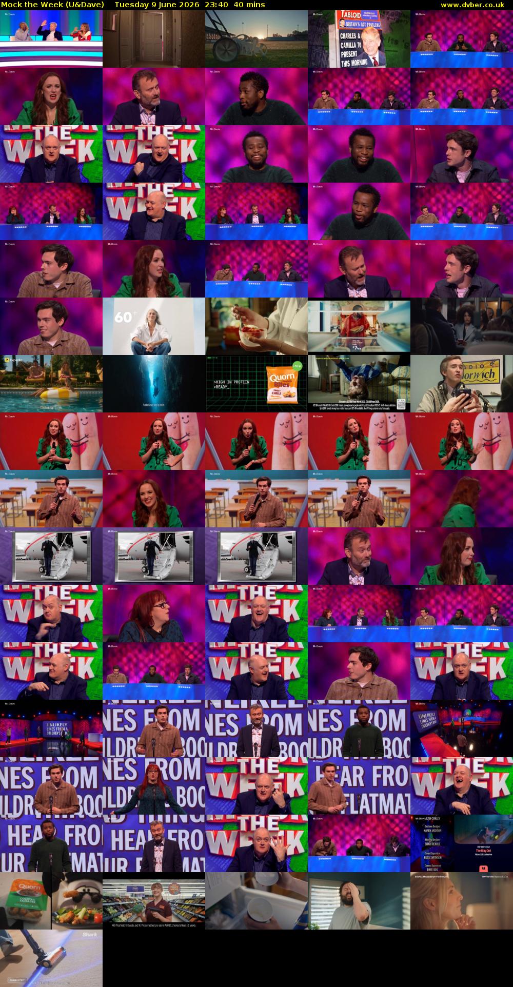 Mock the Week (U&Dave) Tuesday 9 June 2026 23:40 - 00:20