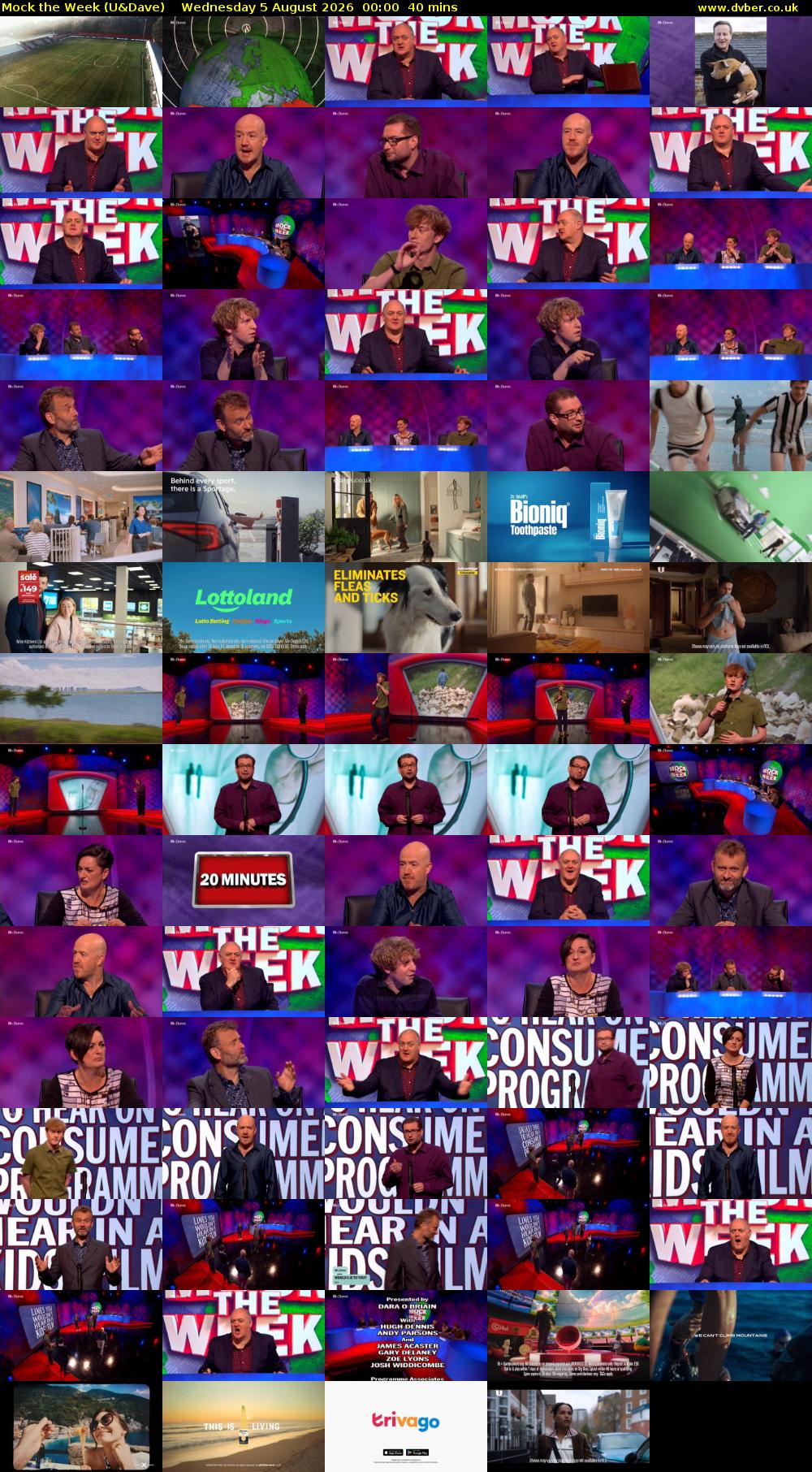 Mock the Week (U&Dave) Wednesday 5 August 2026 00:00 - 00:40