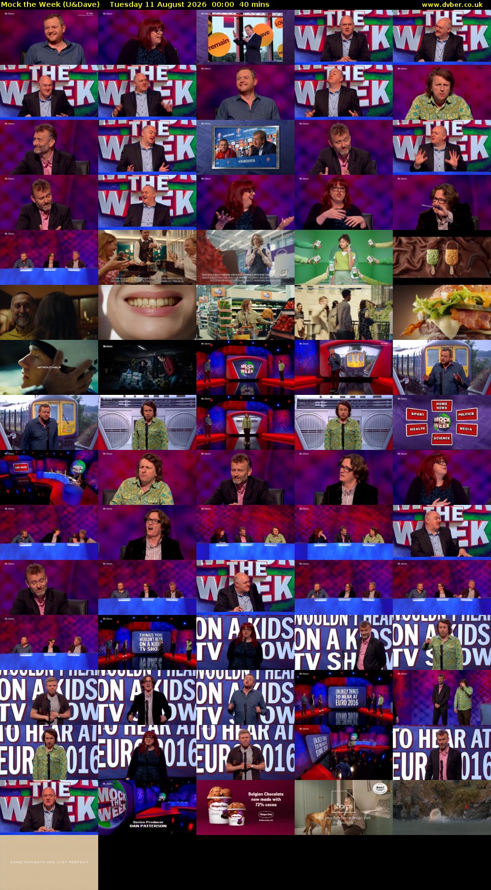 Mock the Week (U&Dave) Tuesday 11 August 2026 00:00 - 00:40