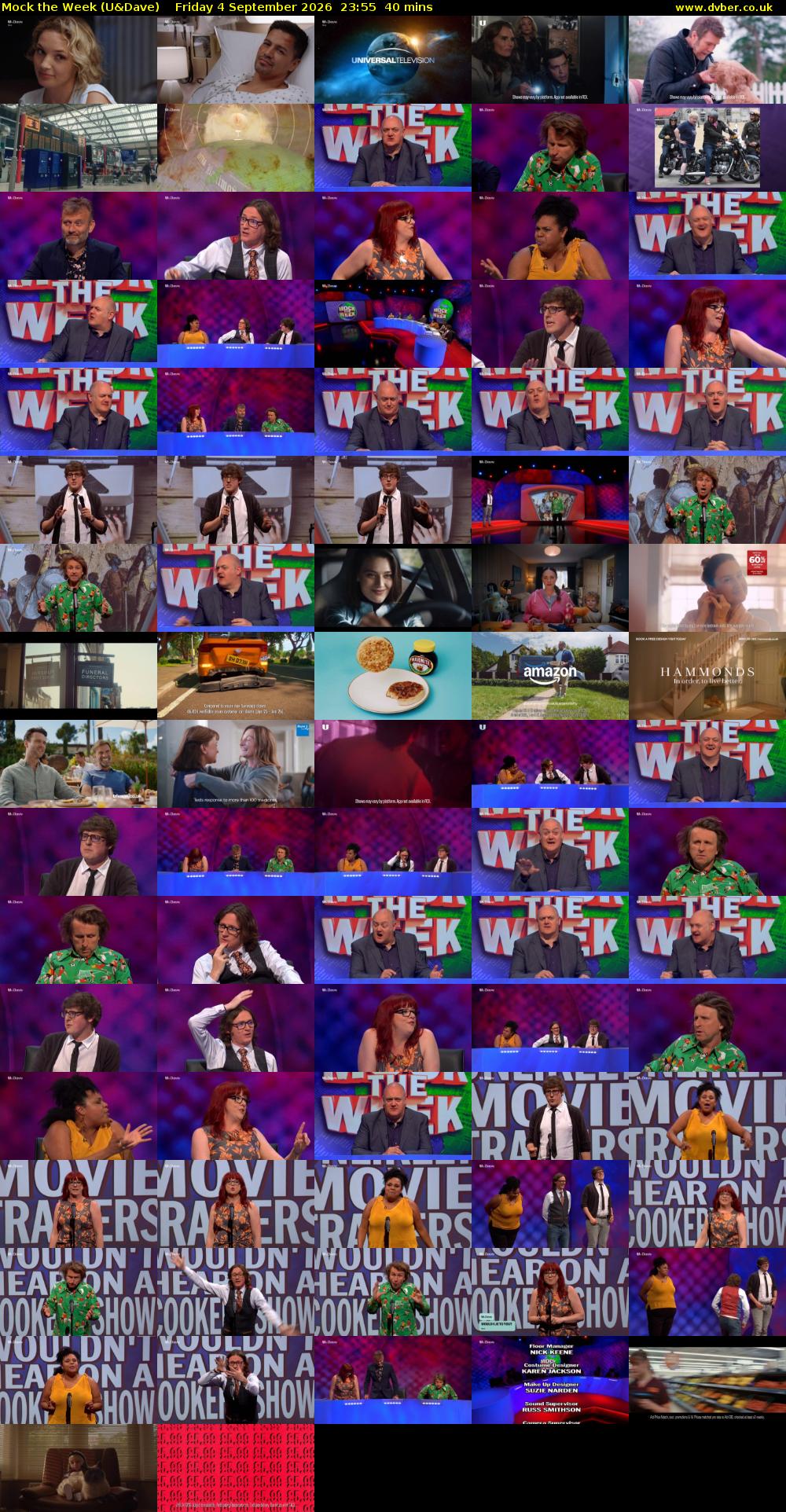 Mock the Week (U&Dave) Friday 4 September 2026 23:55 - 00:35