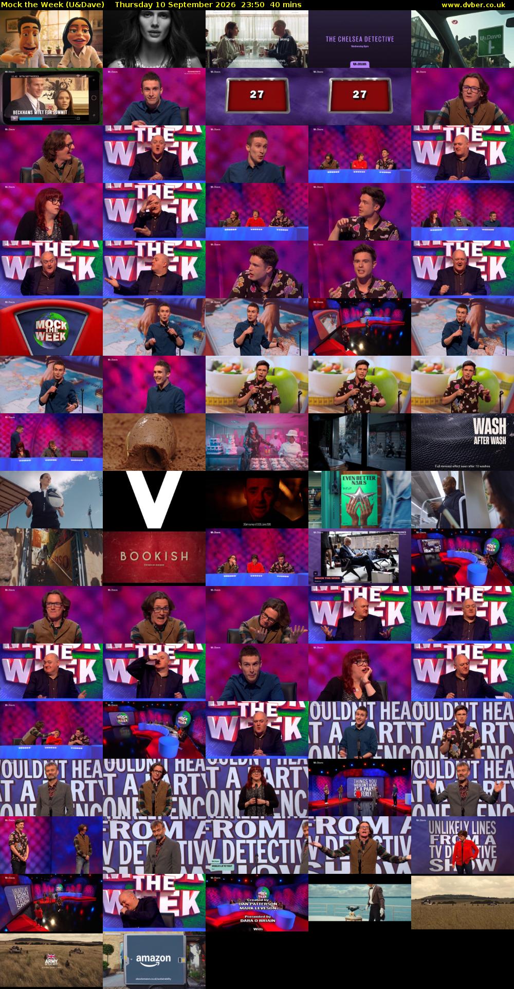 Mock the Week (U&Dave) Thursday 10 September 2026 23:50 - 00:30