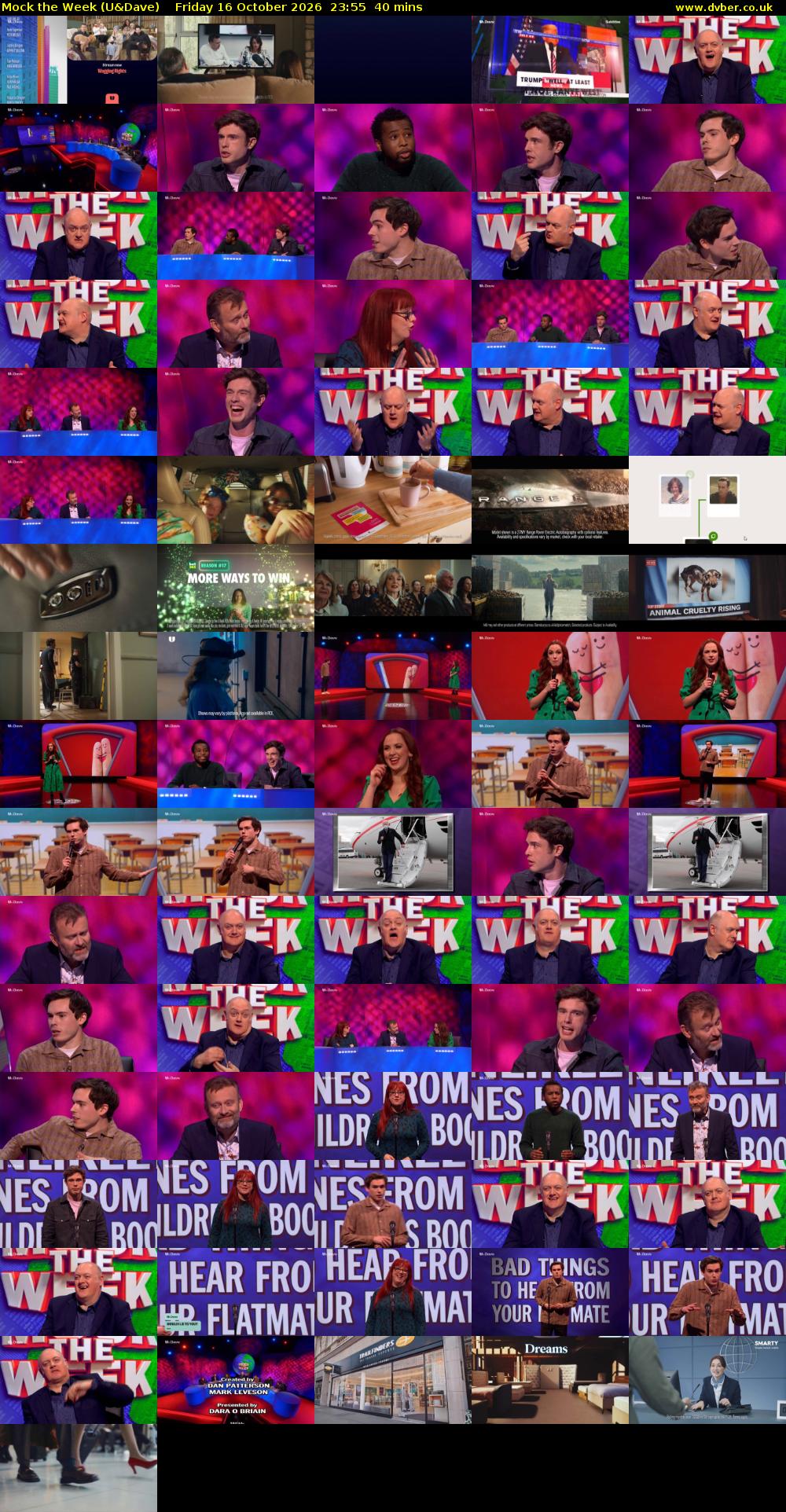 Mock the Week (U&Dave) Friday 16 October 2026 23:55 - 00:35