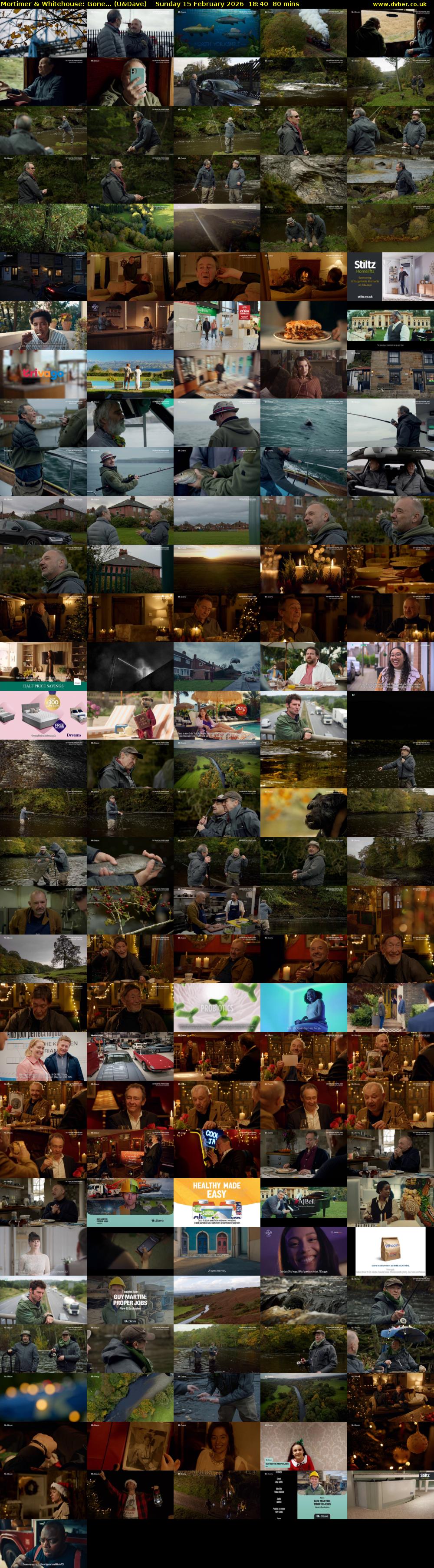 Mortimer & Whitehouse: Gone... (U&Dave) Sunday 15 February 2026 18:40 - 20:00