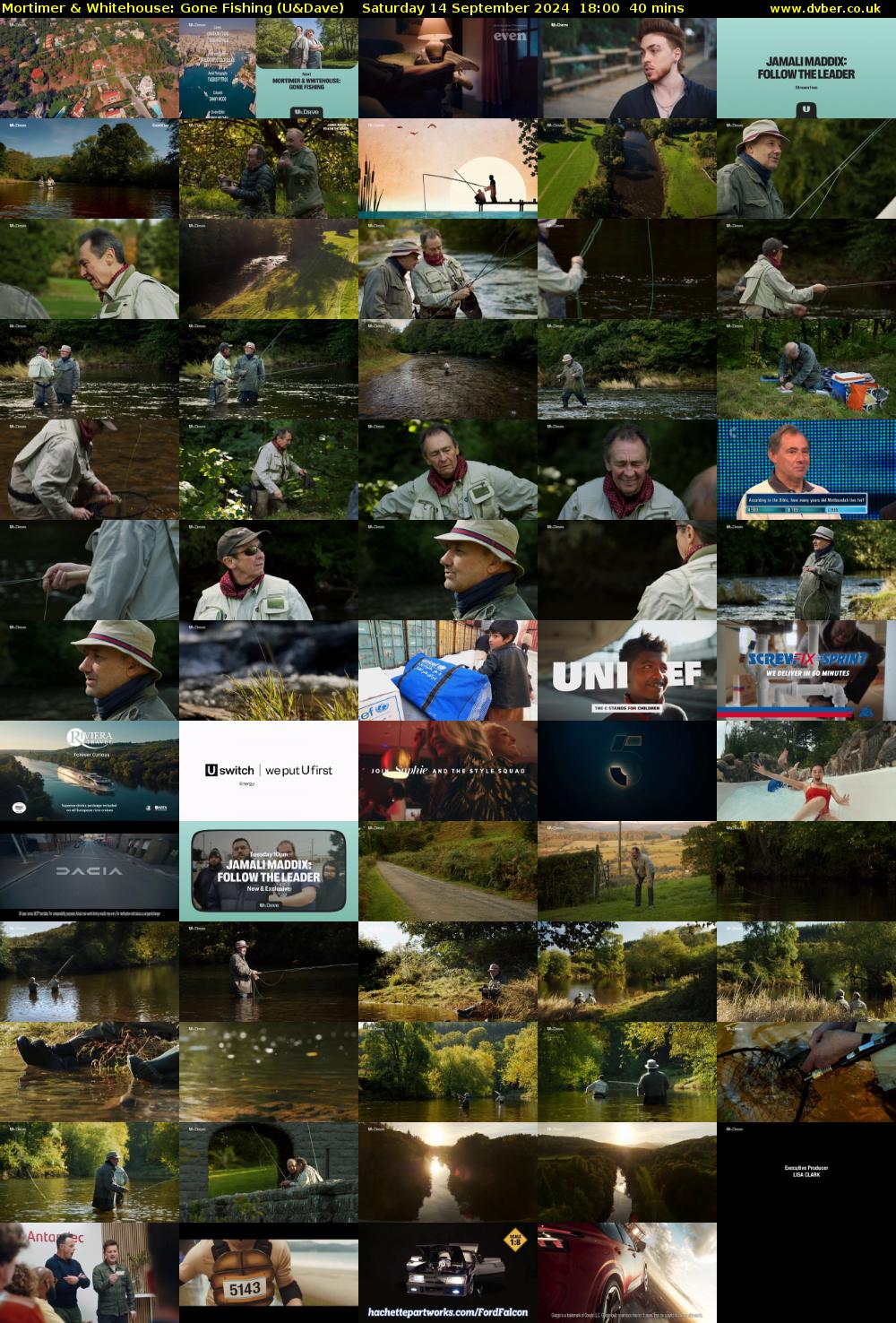 Mortimer & Whitehouse: Gone Fishing (U&Dave) Saturday 14 September 2024 18:00 - 18:40
