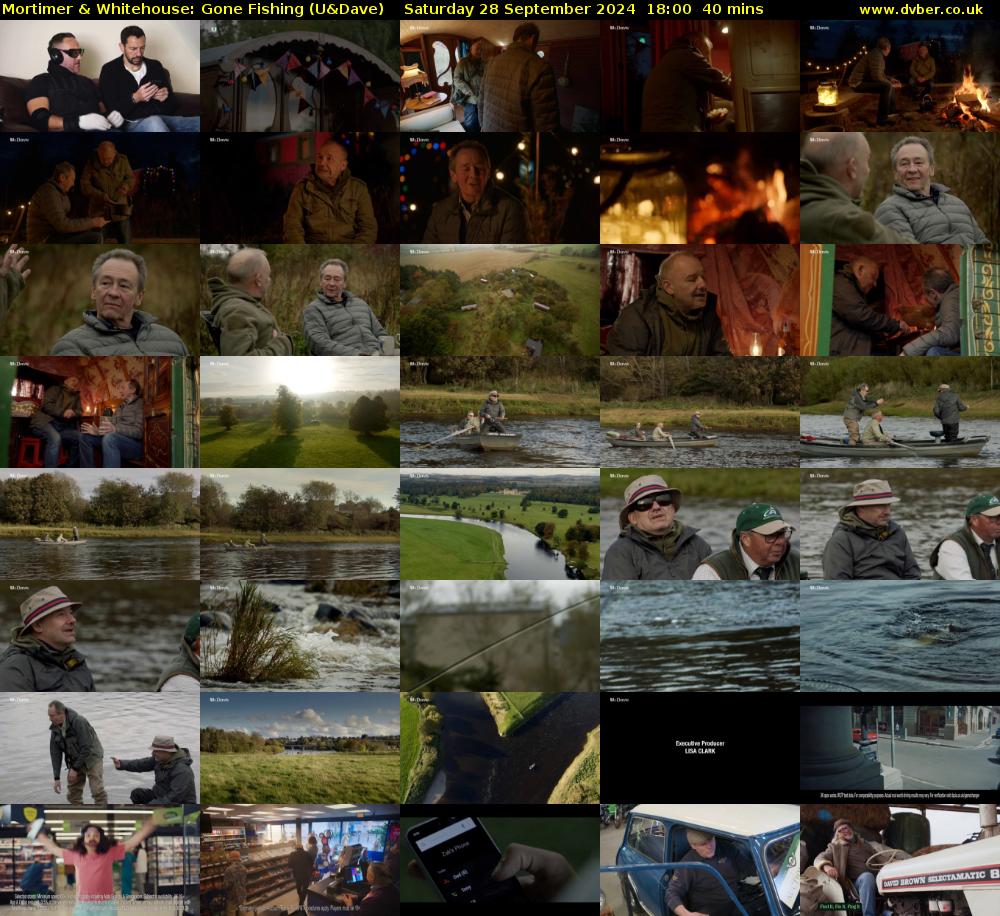 Mortimer & Whitehouse: Gone Fishing (U&Dave) Saturday 28 September 2024 18:00 - 18:40
