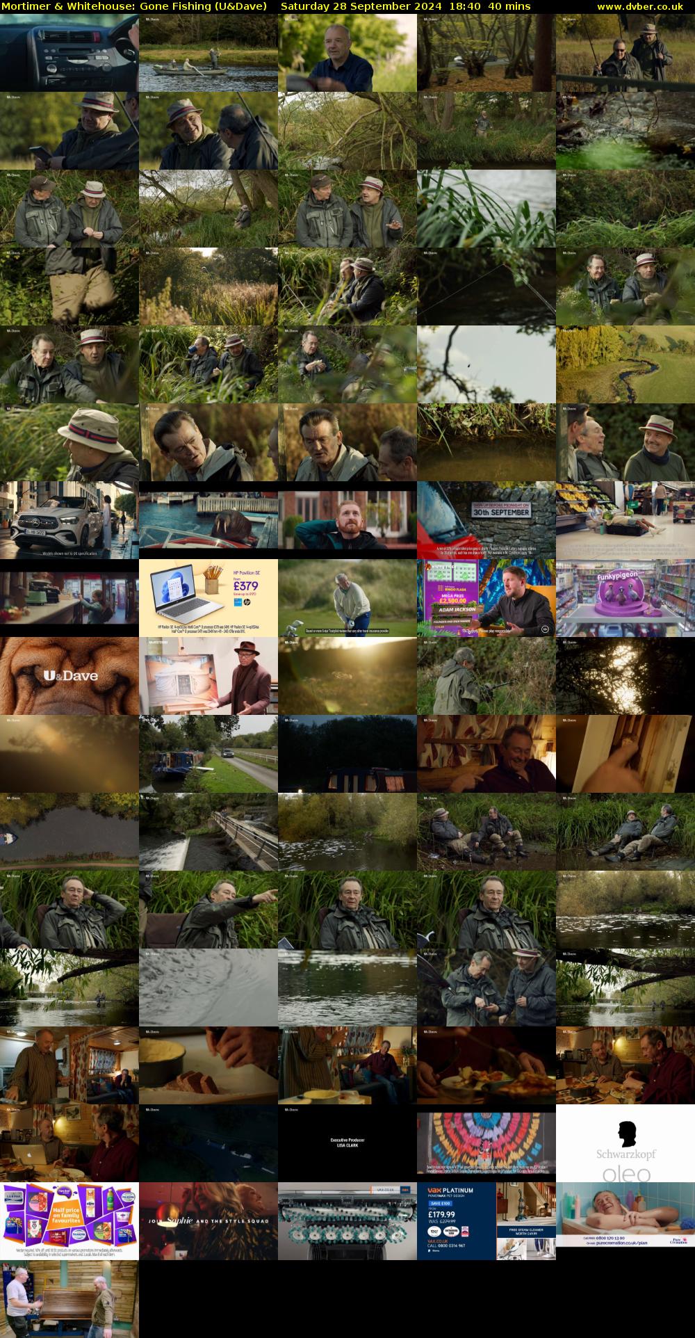 Mortimer & Whitehouse: Gone Fishing (U&Dave) Saturday 28 September 2024 18:40 - 19:20