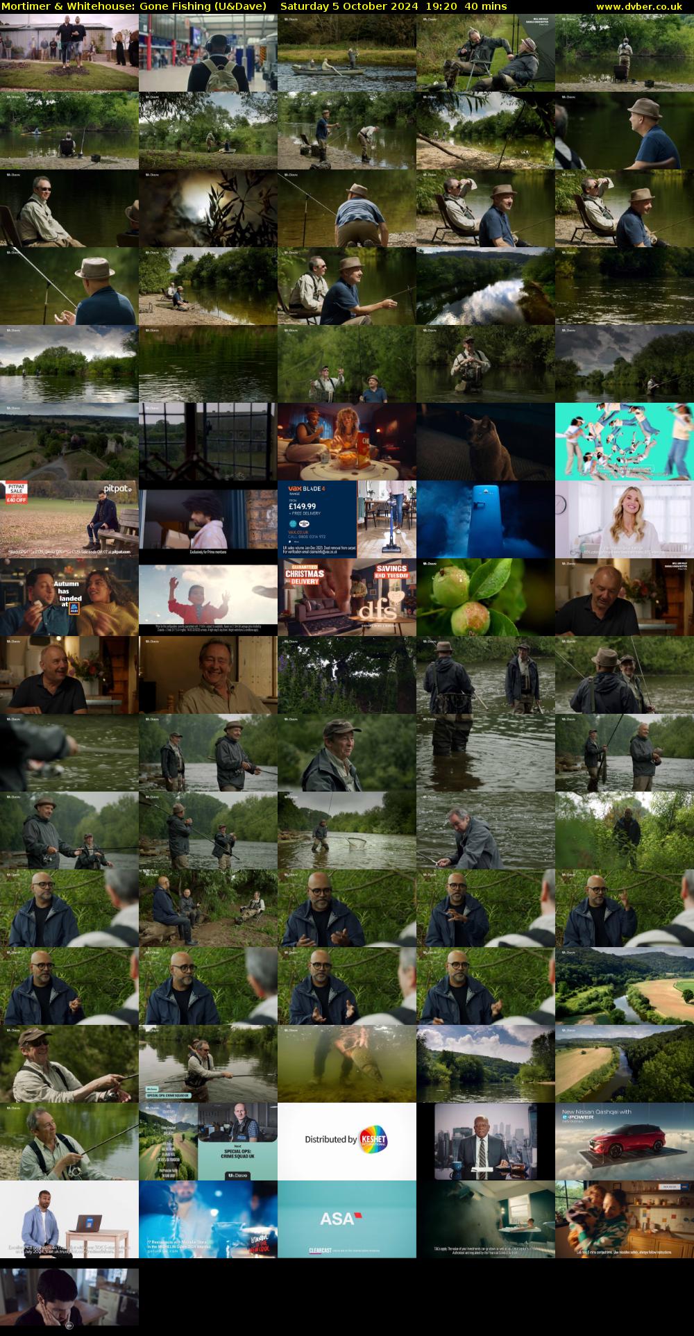 Mortimer & Whitehouse: Gone Fishing (U&Dave) Saturday 5 October 2024 19:20 - 20:00