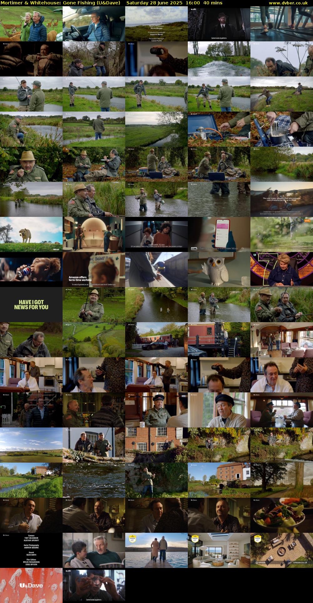 Mortimer & Whitehouse: Gone Fishing (U&Dave) Saturday 28 June 2025 16:00 - 16:40