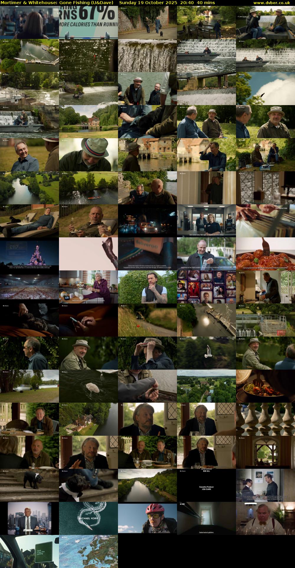 Mortimer & Whitehouse: Gone Fishing (U&Dave) Sunday 19 October 2025 20:40 - 21:20