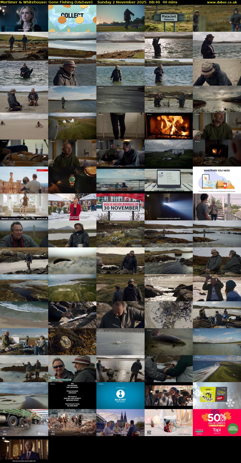 Mortimer & Whitehouse: Gone Fishing (U&Dave) Sunday 2 November 2025 08:40 - 09:20