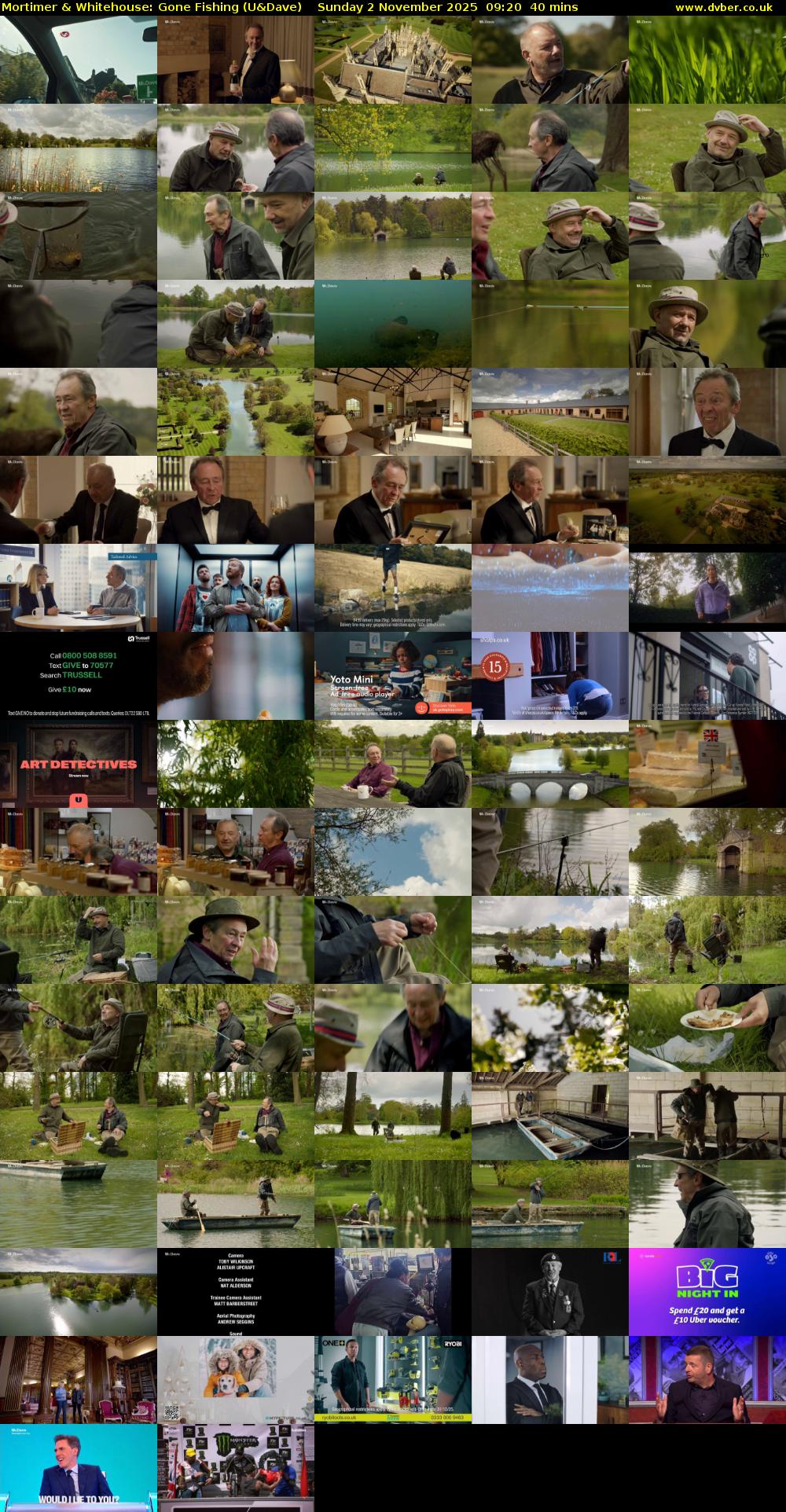 Mortimer & Whitehouse: Gone Fishing (U&Dave) Sunday 2 November 2025 09:20 - 10:00