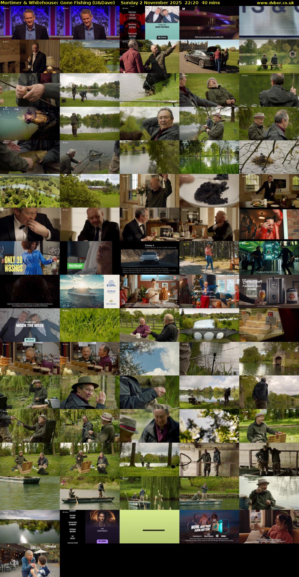 Mortimer & Whitehouse: Gone Fishing (U&Dave) Sunday 2 November 2025 22:20 - 23:00