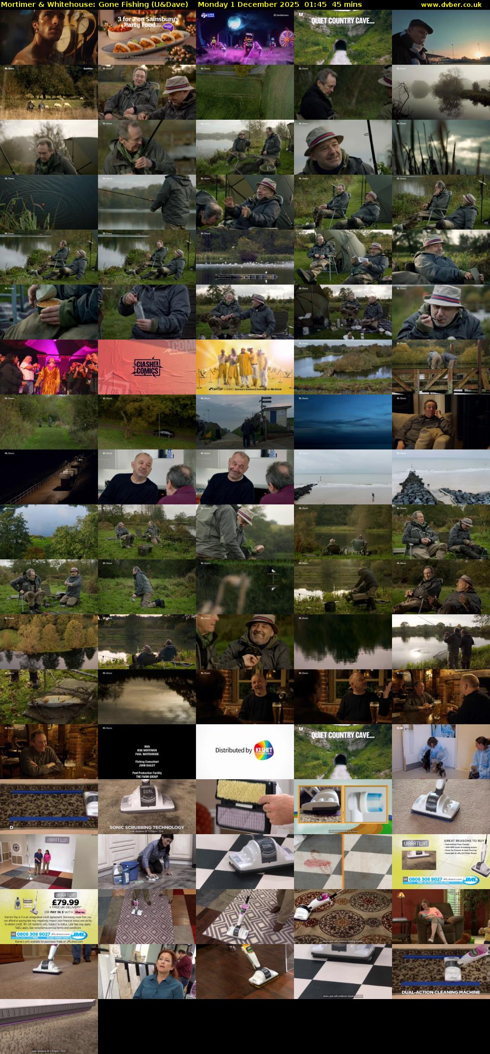 Mortimer & Whitehouse: Gone Fishing (U&Dave) Monday 1 December 2025 01:45 - 02:30