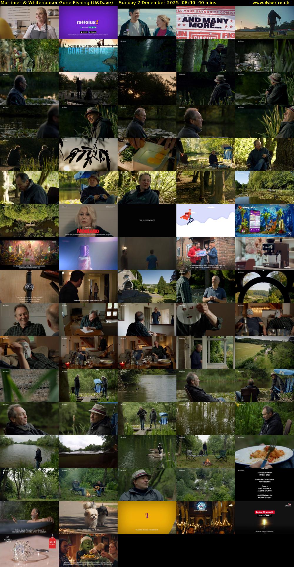 Mortimer & Whitehouse: Gone Fishing (U&Dave) Sunday 7 December 2025 08:40 - 09:20