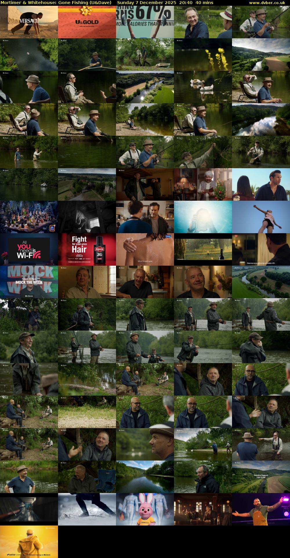 Mortimer & Whitehouse: Gone Fishing (U&Dave) Sunday 7 December 2025 20:40 - 21:20