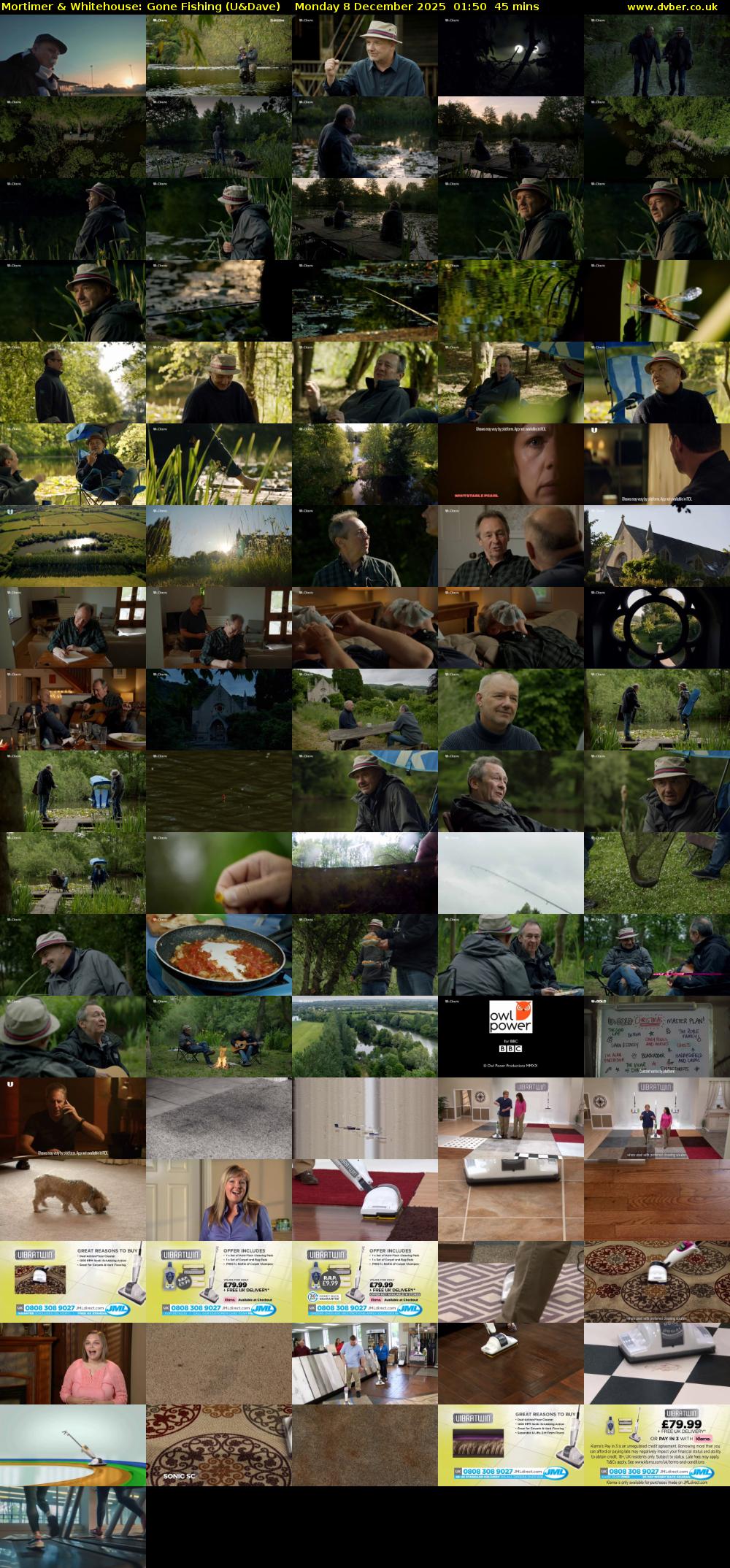 Mortimer & Whitehouse: Gone Fishing (U&Dave) Monday 8 December 2025 01:50 - 02:35