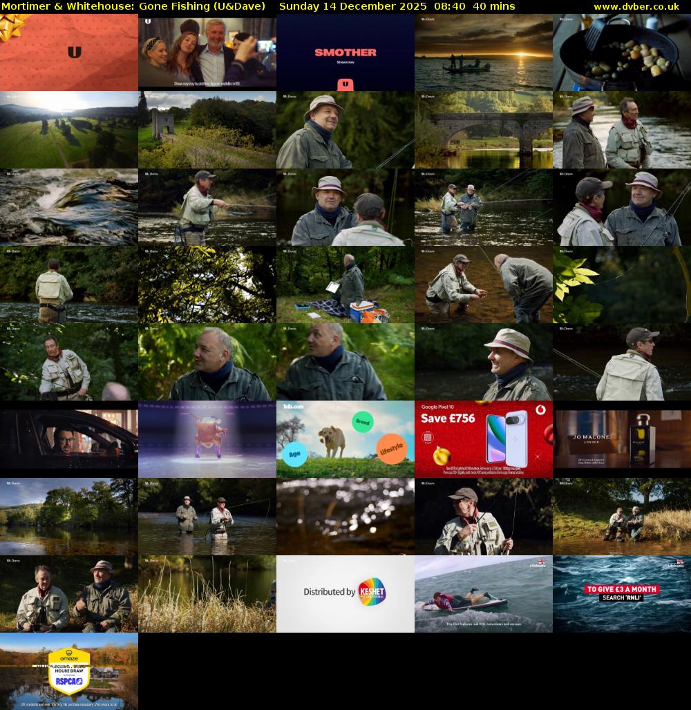 Mortimer & Whitehouse: Gone Fishing (U&Dave) Sunday 14 December 2025 08:40 - 09:20