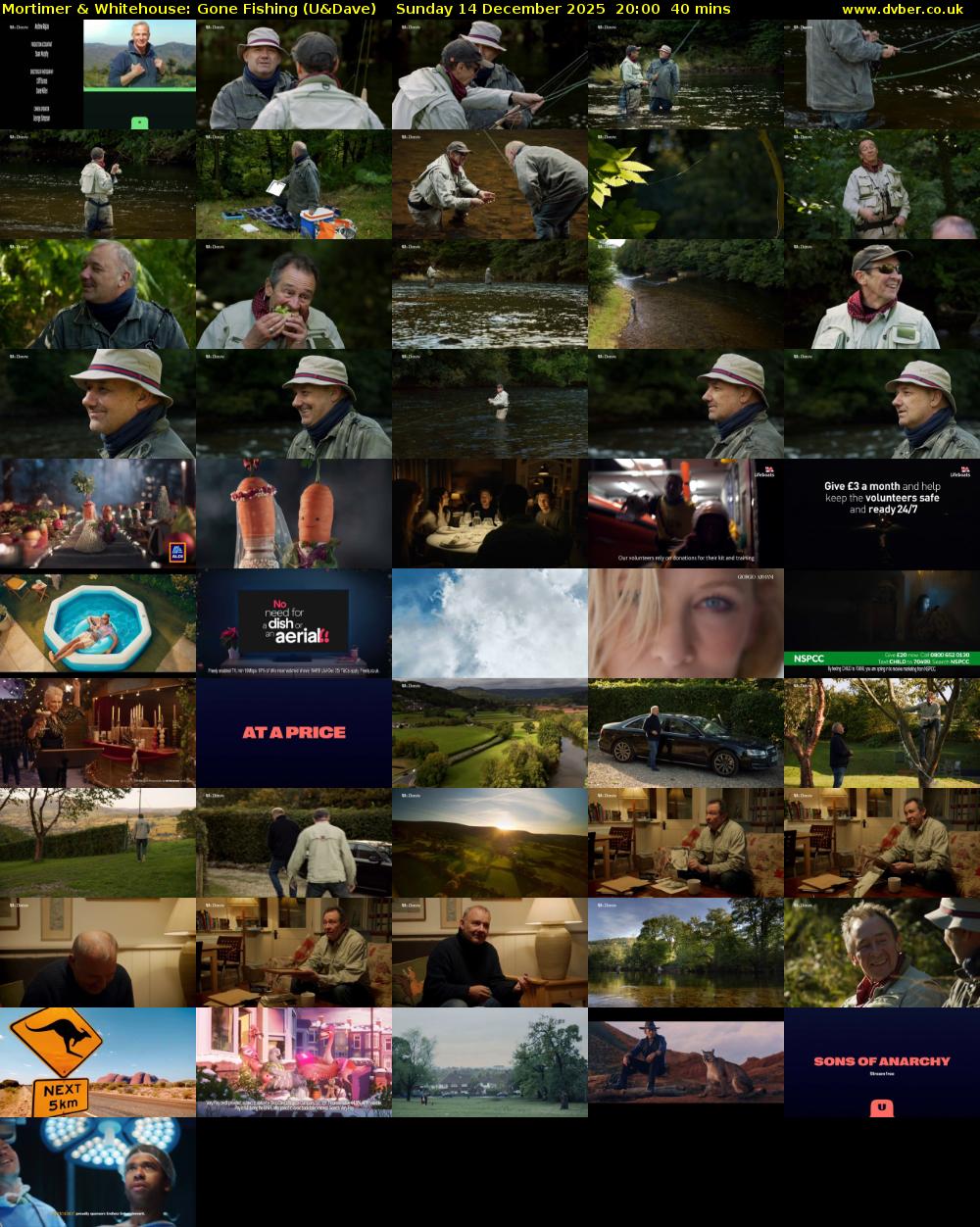 Mortimer & Whitehouse: Gone Fishing (U&Dave) Sunday 14 December 2025 20:00 - 20:40
