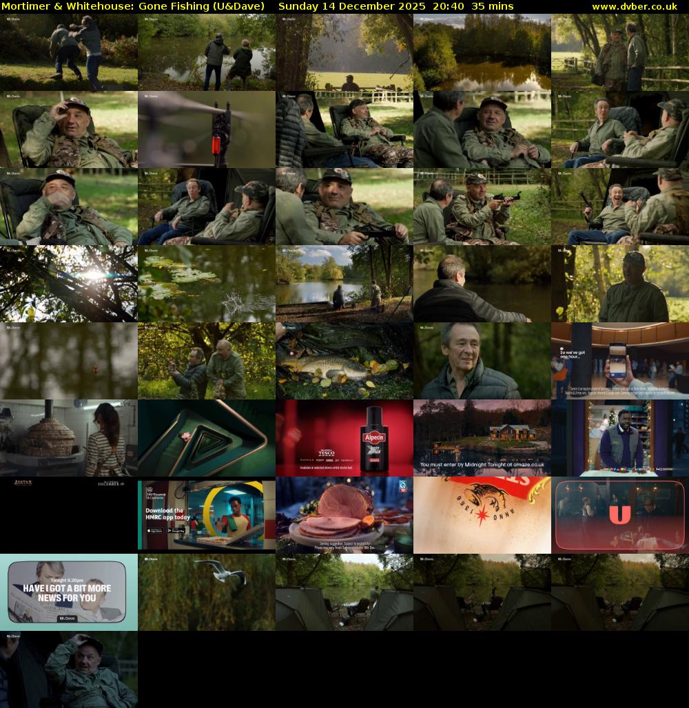 Mortimer & Whitehouse: Gone Fishing (U&Dave) Sunday 14 December 2025 20:40 - 21:15