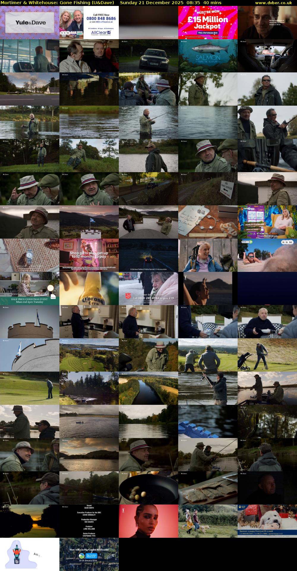 Mortimer & Whitehouse: Gone Fishing (U&Dave) Sunday 21 December 2025 08:35 - 09:15