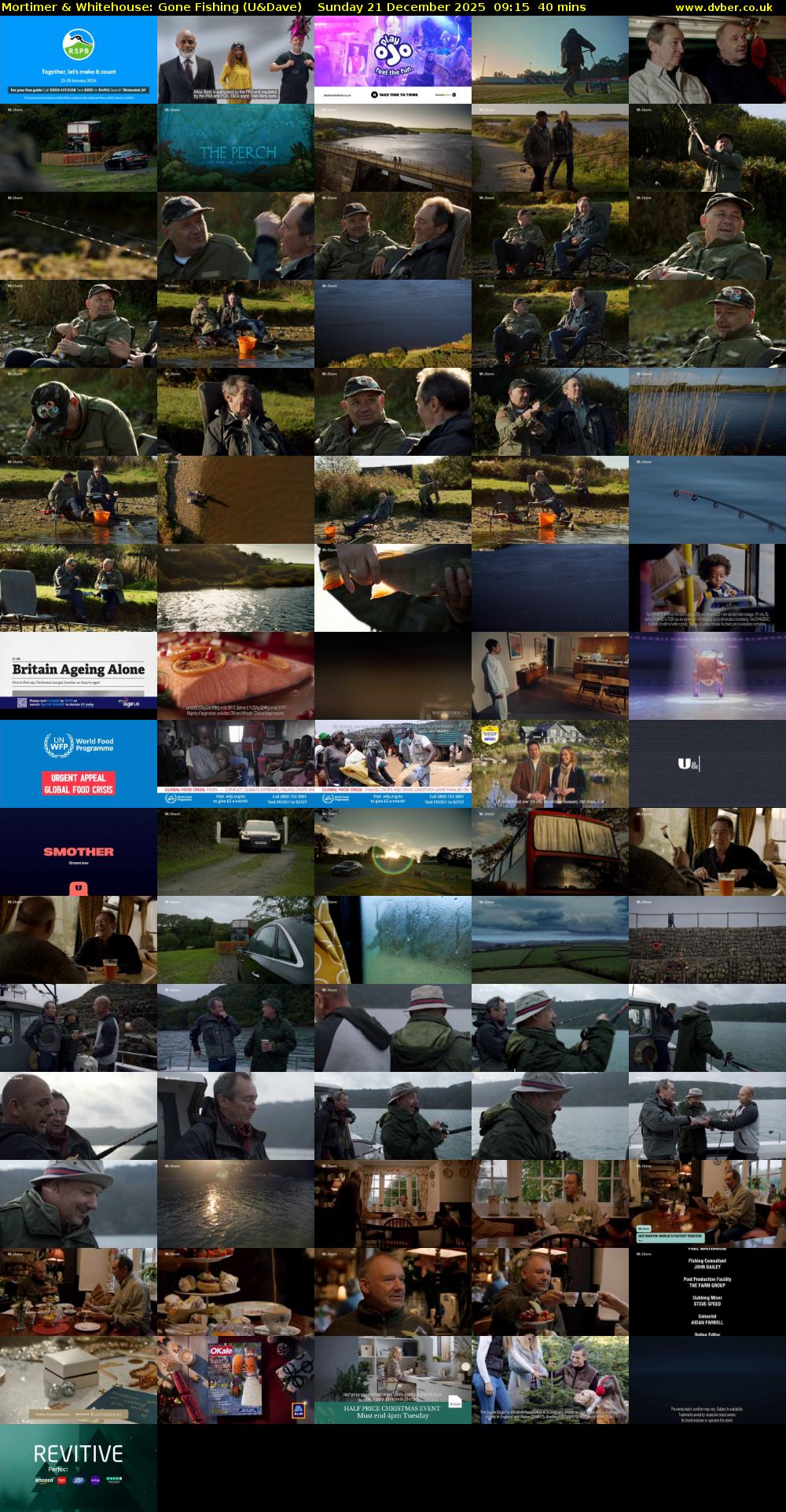 Mortimer & Whitehouse: Gone Fishing (U&Dave) Sunday 21 December 2025 09:15 - 09:55