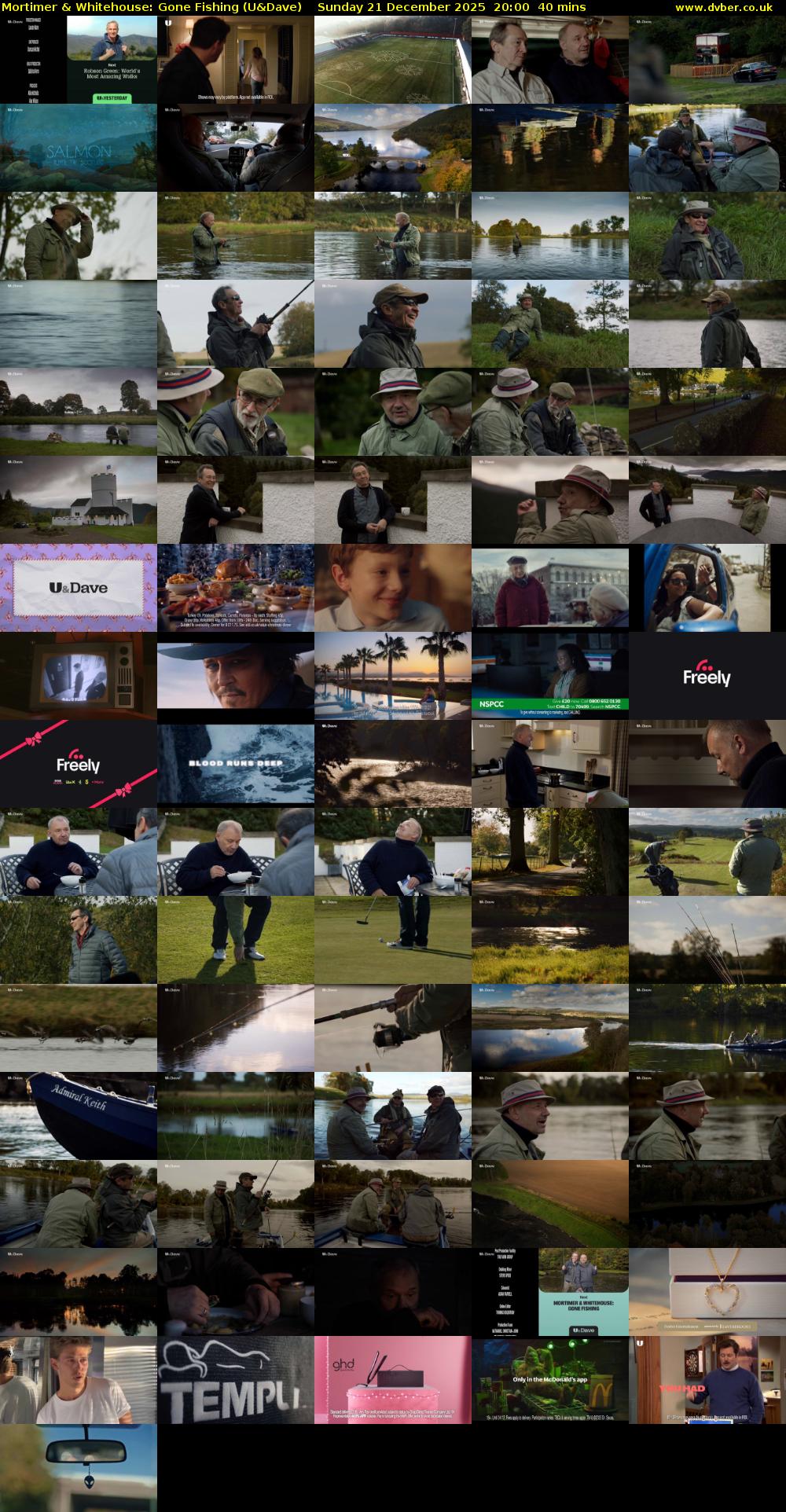 Mortimer & Whitehouse: Gone Fishing (U&Dave) Sunday 21 December 2025 20:00 - 20:40