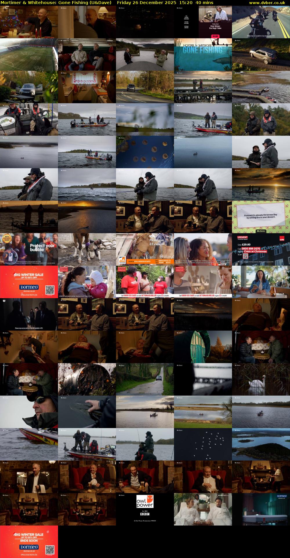 Mortimer & Whitehouse: Gone Fishing (U&Dave) Friday 26 December 2025 15:20 - 16:00