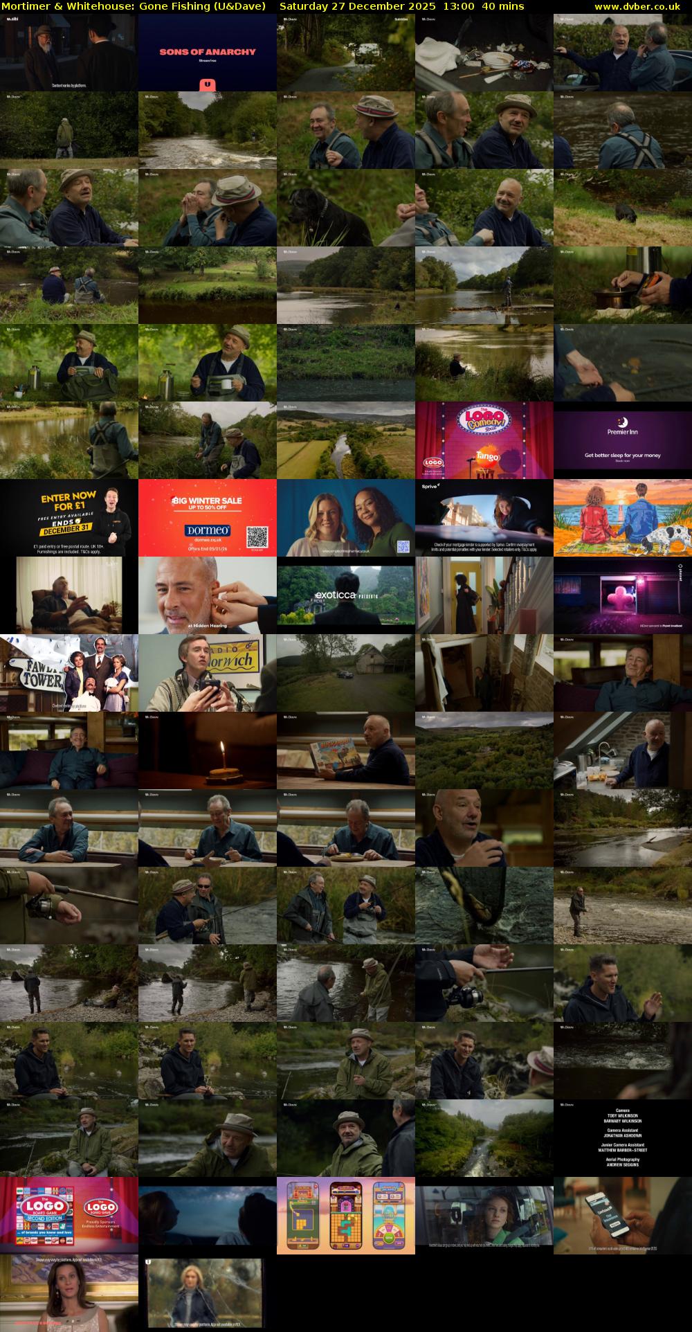 Mortimer & Whitehouse: Gone Fishing (U&Dave) Saturday 27 December 2025 13:00 - 13:40