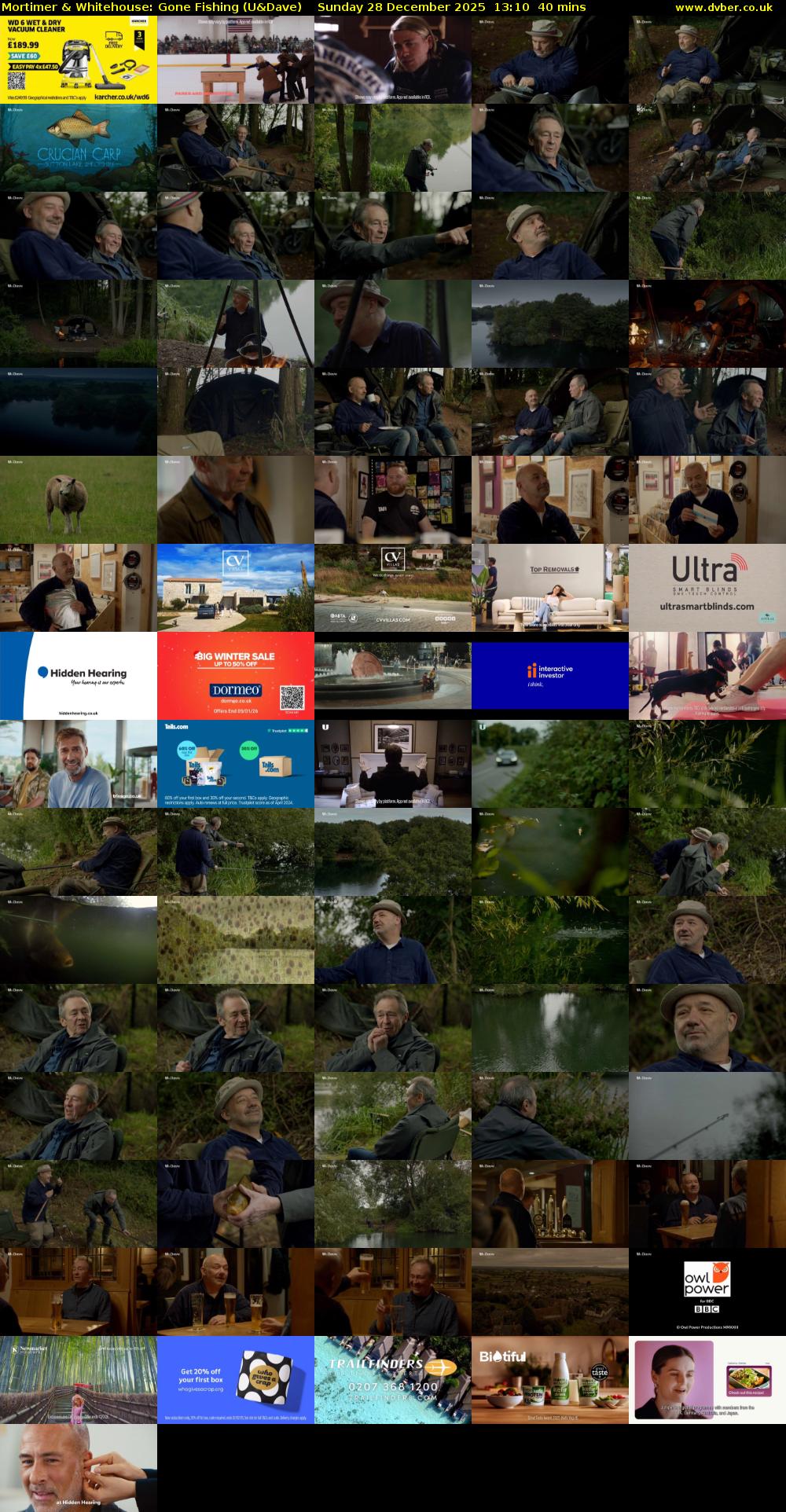 Mortimer & Whitehouse: Gone Fishing (U&Dave) Sunday 28 December 2025 13:10 - 13:50