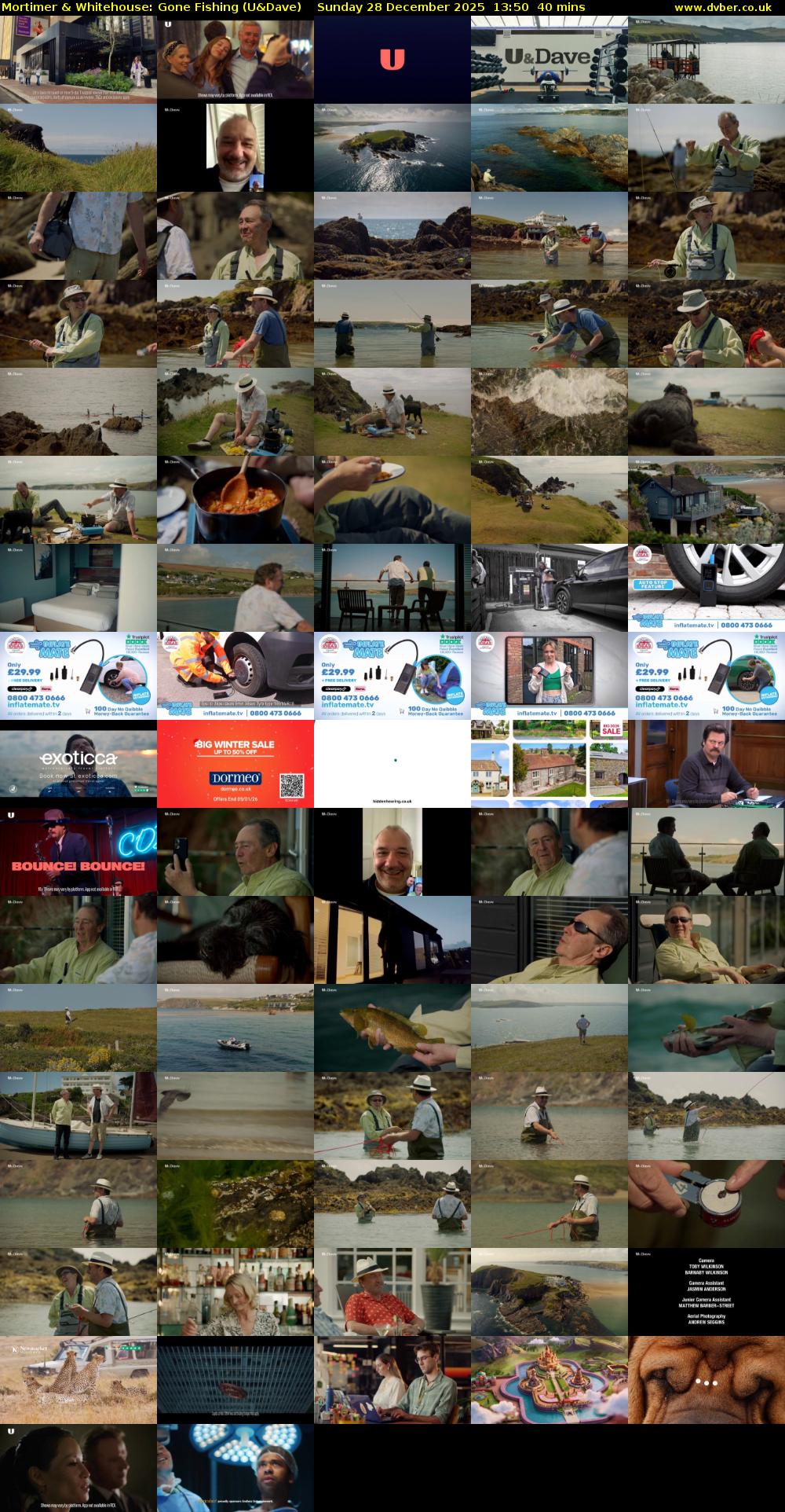 Mortimer & Whitehouse: Gone Fishing (U&Dave) Sunday 28 December 2025 13:50 - 14:30