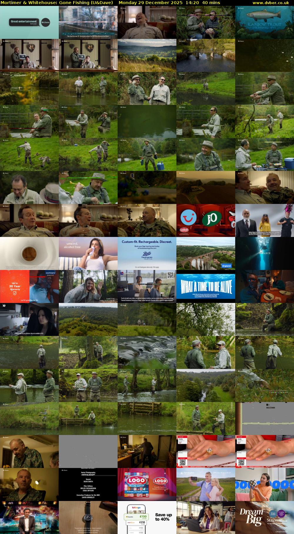 Mortimer & Whitehouse: Gone Fishing (U&Dave) Monday 29 December 2025 14:20 - 15:00