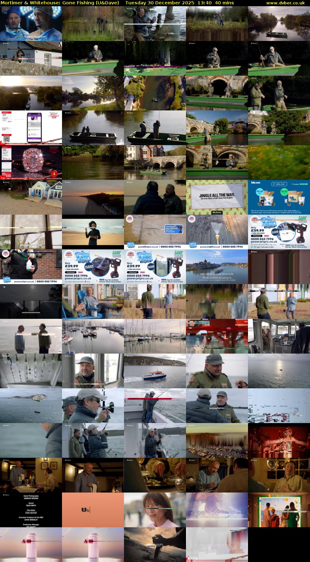 Mortimer & Whitehouse: Gone Fishing (U&Dave) Tuesday 30 December 2025 13:40 - 14:20